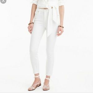 J.Crew Lookout High Rise Crop White Size 24